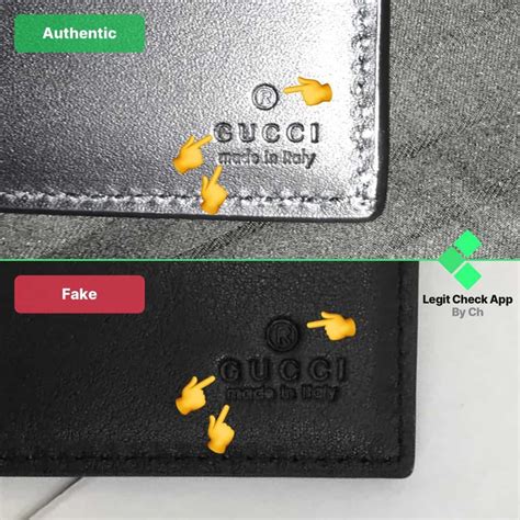 fake red gucci wallet|how to tell authentic gucci.